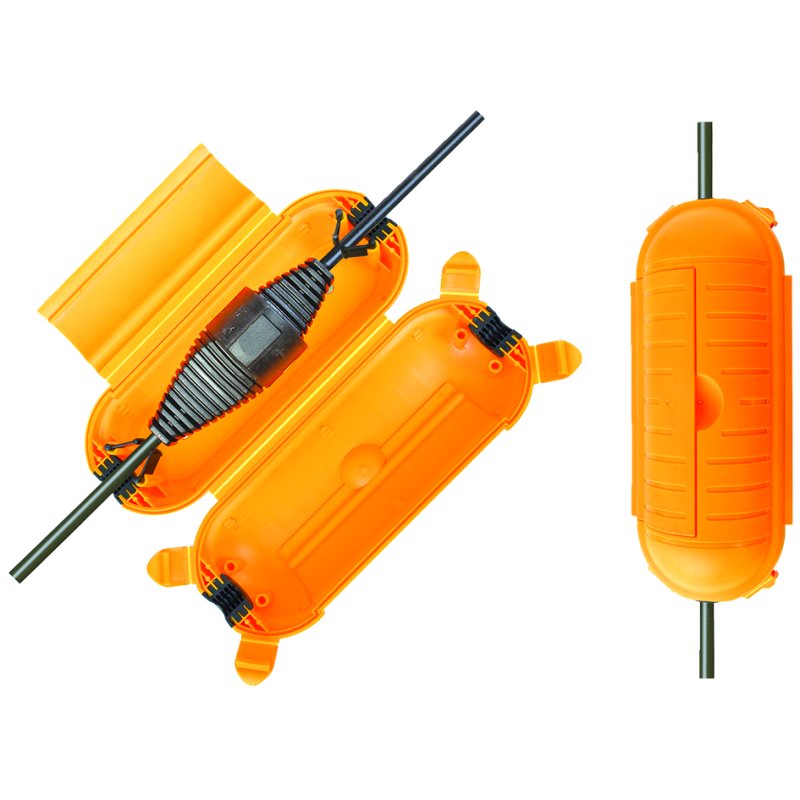 brennenstuhl boîte de sécurité Safe-Box BIG IP44, orange, 215×90×75 mm